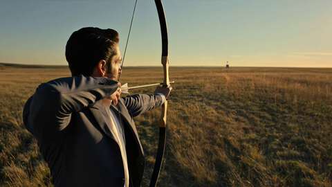 Realistic Cinematic Archery Scene