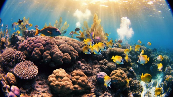 Underwater Coral Reef Scuba Dive