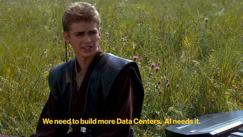 Sum Up AI Discourse in Meme