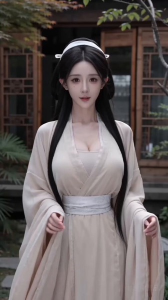 Beautiful Woman Outfit Change