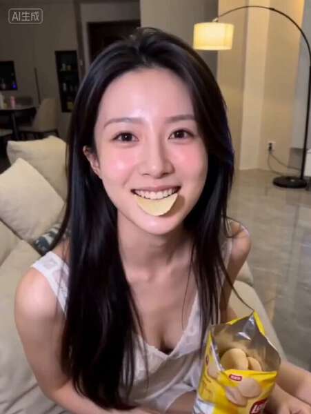 Girlfriend Feeding Chips