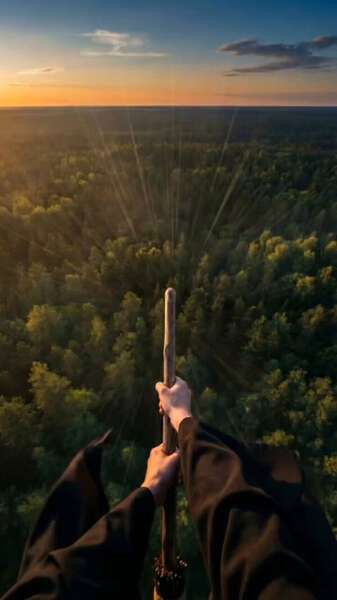 First Person Broomstick Flight