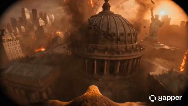 Volcanic New York Eagle Escape