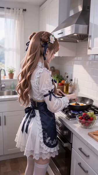 POV Kitchen Scene