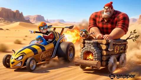 Pixar Racing Scene