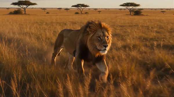 Majestic Lion Aerial
