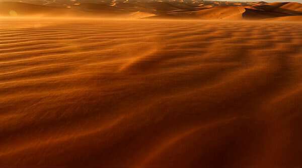Desert Sunrise Motobike