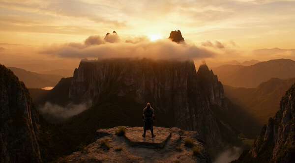 Dolly Zoom Warrior Dragon Cliff