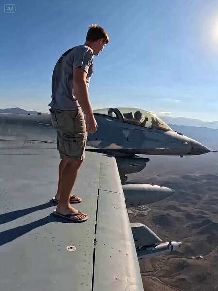 F16 Wing Stunt