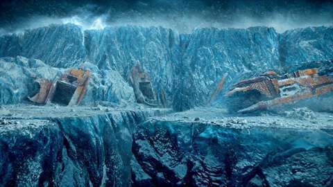 Ice Serpent Battle
