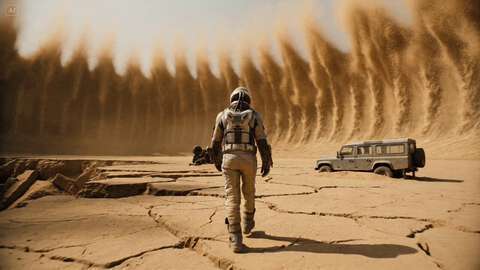 POV Time Freeze Desert