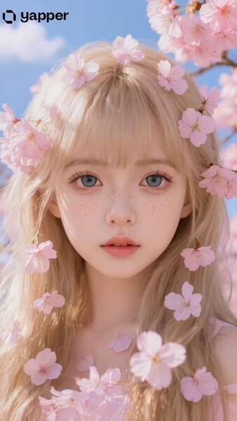 Cherry Blossom Portrait