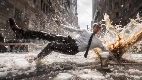 Bullet Time Coffee Splash