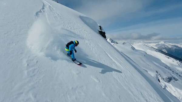 Avalanche Snowboard Escape