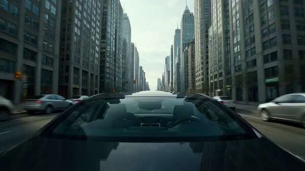 Grok FPV Through Financial District