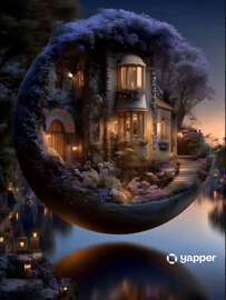Floating Magical Cottage