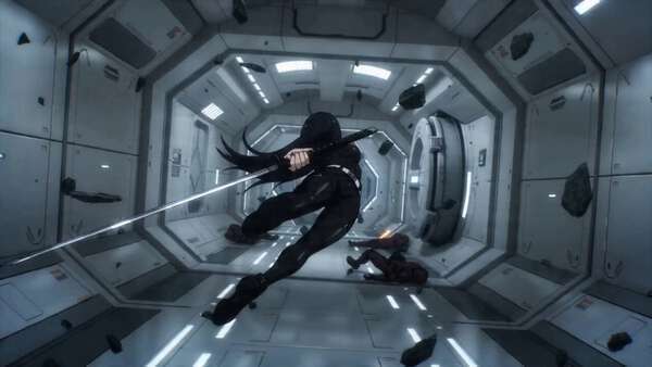 Zero Gravity Katana Combat