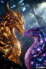Moonlit Dragon Nuzzle