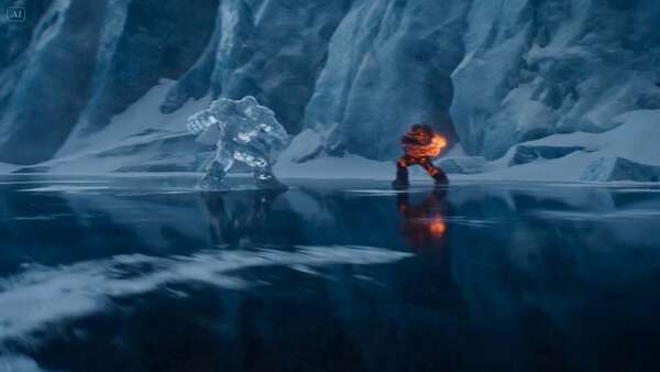Ice Titan Battle