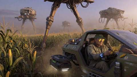Sci-Fi Farmer Hover Vehicle