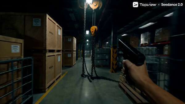 FPS Warehouse POV Action