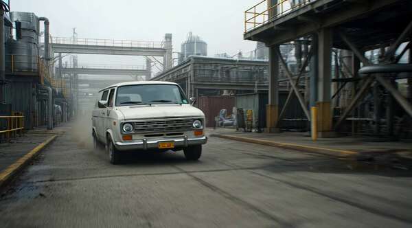 Industrial Van Chase