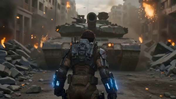 Soldier vs Battle Tank