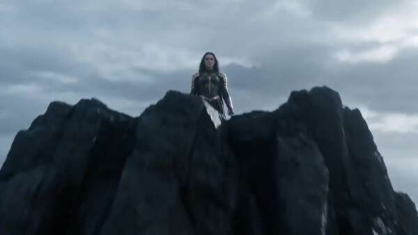 Warrior Woman and Dragon