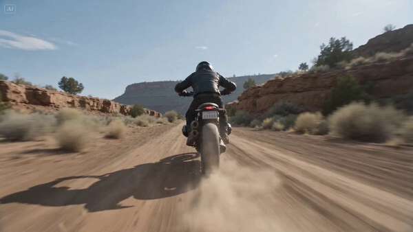 High-Speed Motorcycle Chase