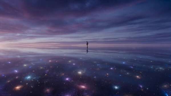 Cosmic Glass Ocean Traveler