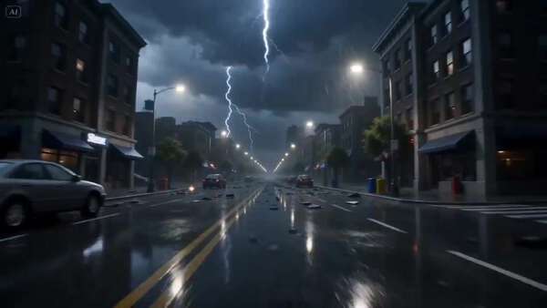 Lightning Storm Survival Run