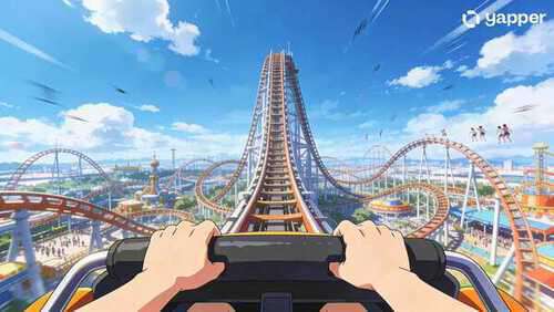 Rollercoaster POV Drop