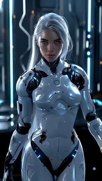 Cyberpunk Armor Portrait
