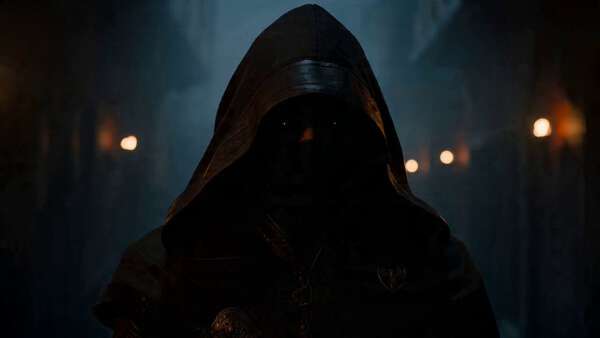 Hooded Assassin Medieval Alley