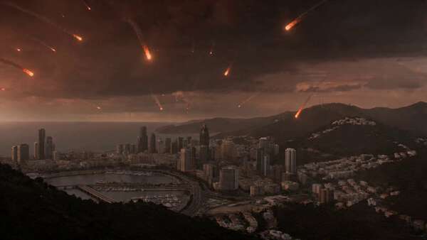Apocalyptic City Destruction with Lone Survivor
