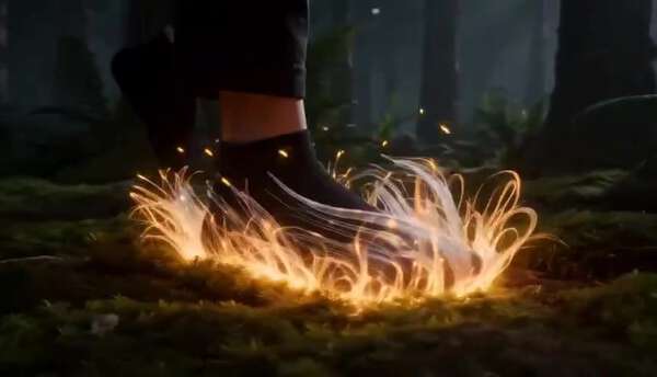 Bioluminescent Organic Tech Product Ad