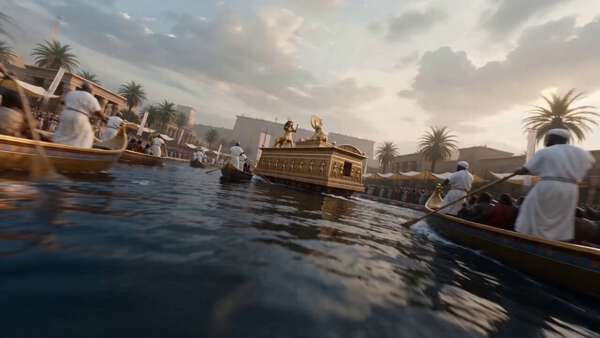 FPV Racing Along the Nile at Opet Festival
