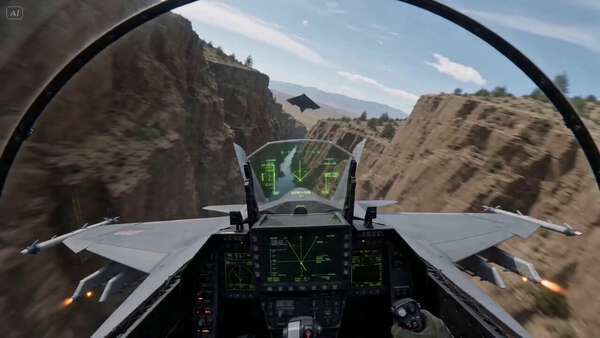 F22 Cockpit Chase