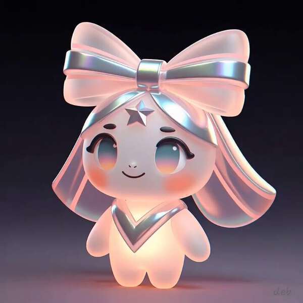 3D Cartoon Dream-Bot Companion Render