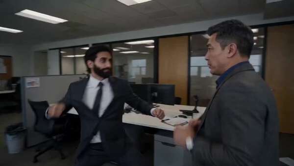 Brutal Office Fight Scene