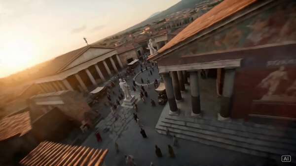 Pompeii's Final Moments — Seedance 2.0 FPV