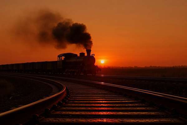 Last Train at Dusk