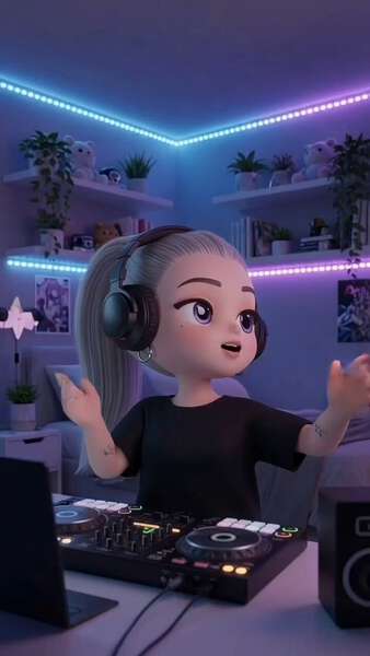 Phoebe Chibi DJ — Nano Banana 2