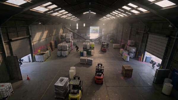 Paintball War in Abandoned Warehouse