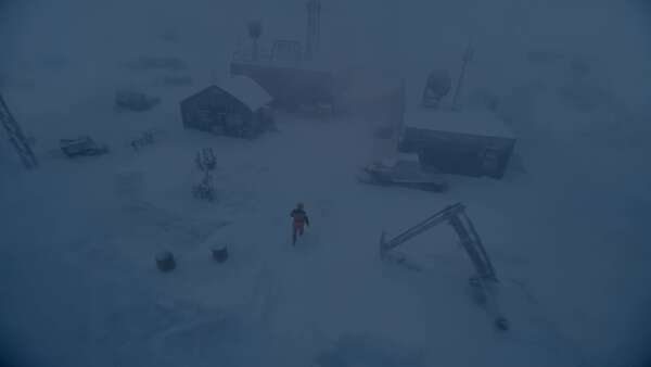 Snowbound Research Station Ice Creature Escape