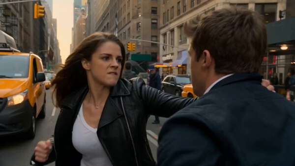 Roller Skating Through NYC Streets Action Scene