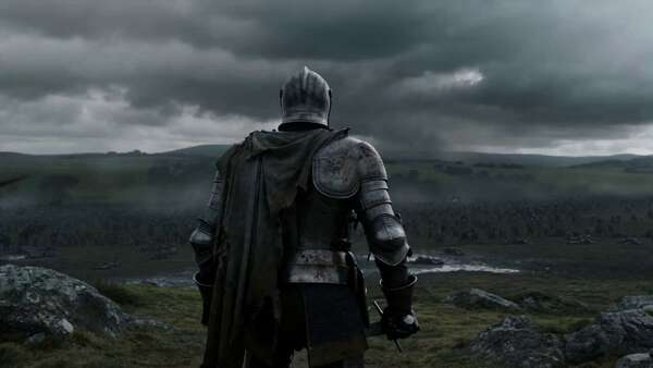 Medieval Knight Battlefield Charge