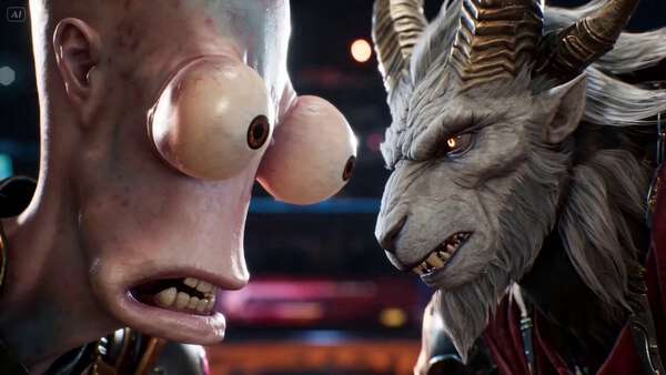 Tekken Style Fighting Game Video