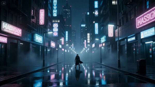 Neon Street Gunslinger