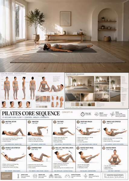 Reference Sheets for AI Video Prompts - Pilates Workflow